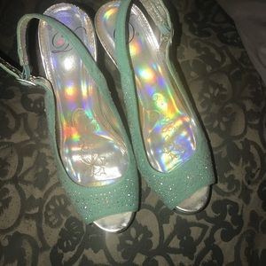 Rhinestone high heels